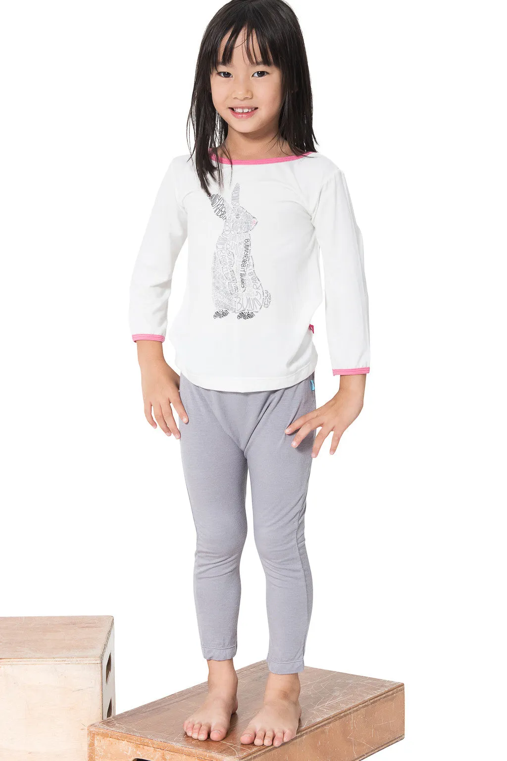 Bamboo long sleeve tee - Eloise's Bunny