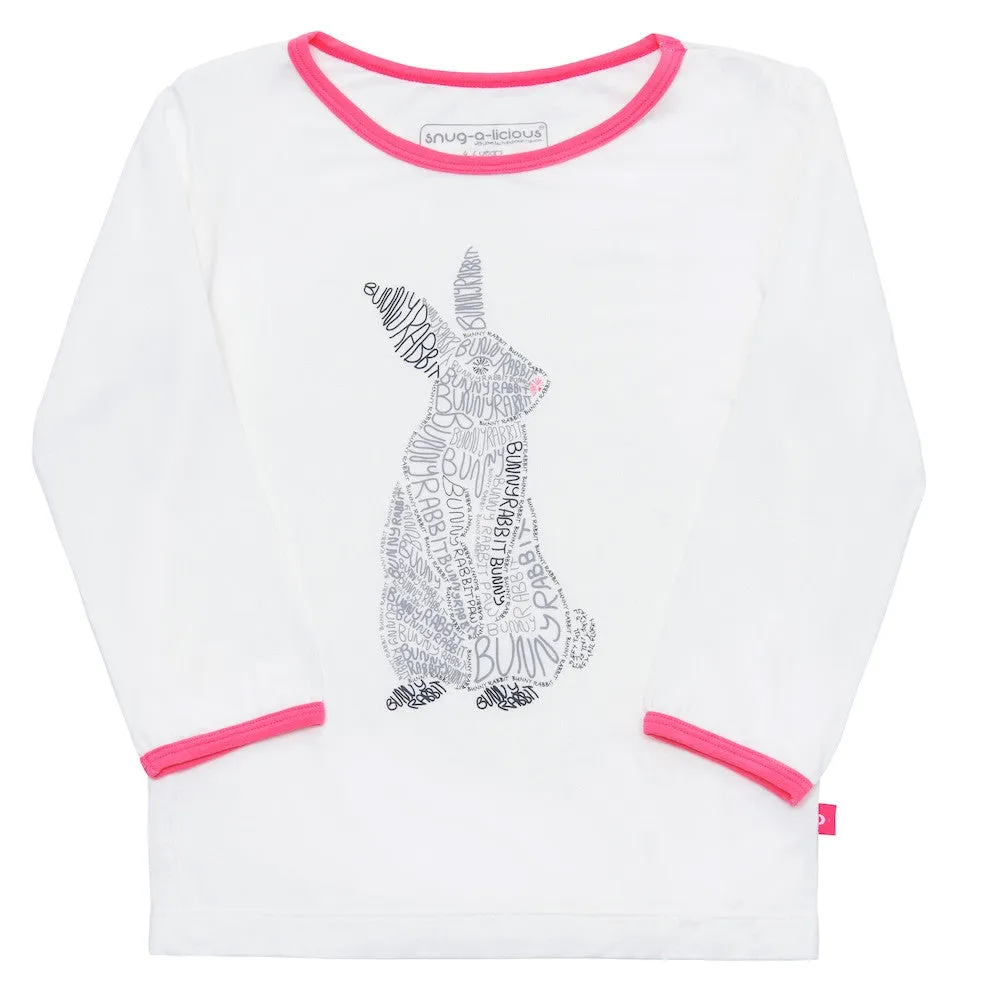 Bamboo long sleeve tee - Eloise's Bunny