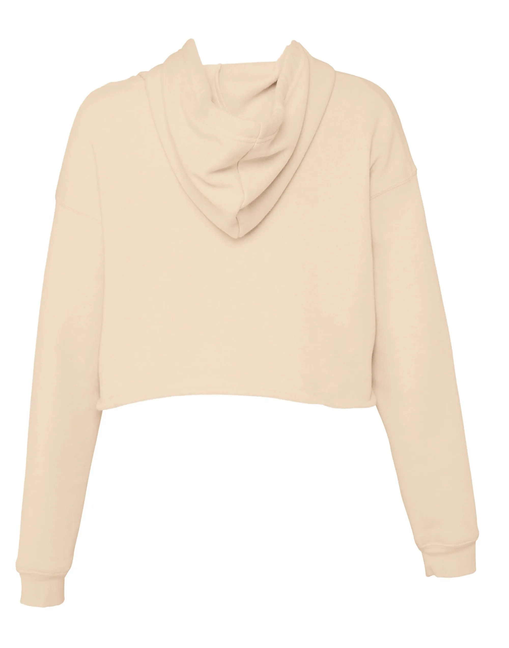 BE7502 Bella Womens Cropped Fleece Hoody