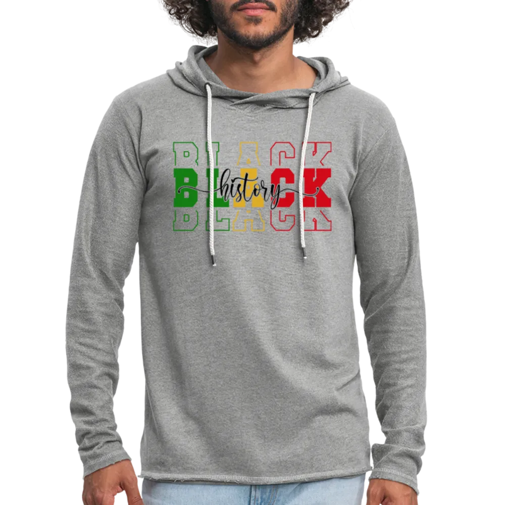 Black History Lightweight Terry Hoodie