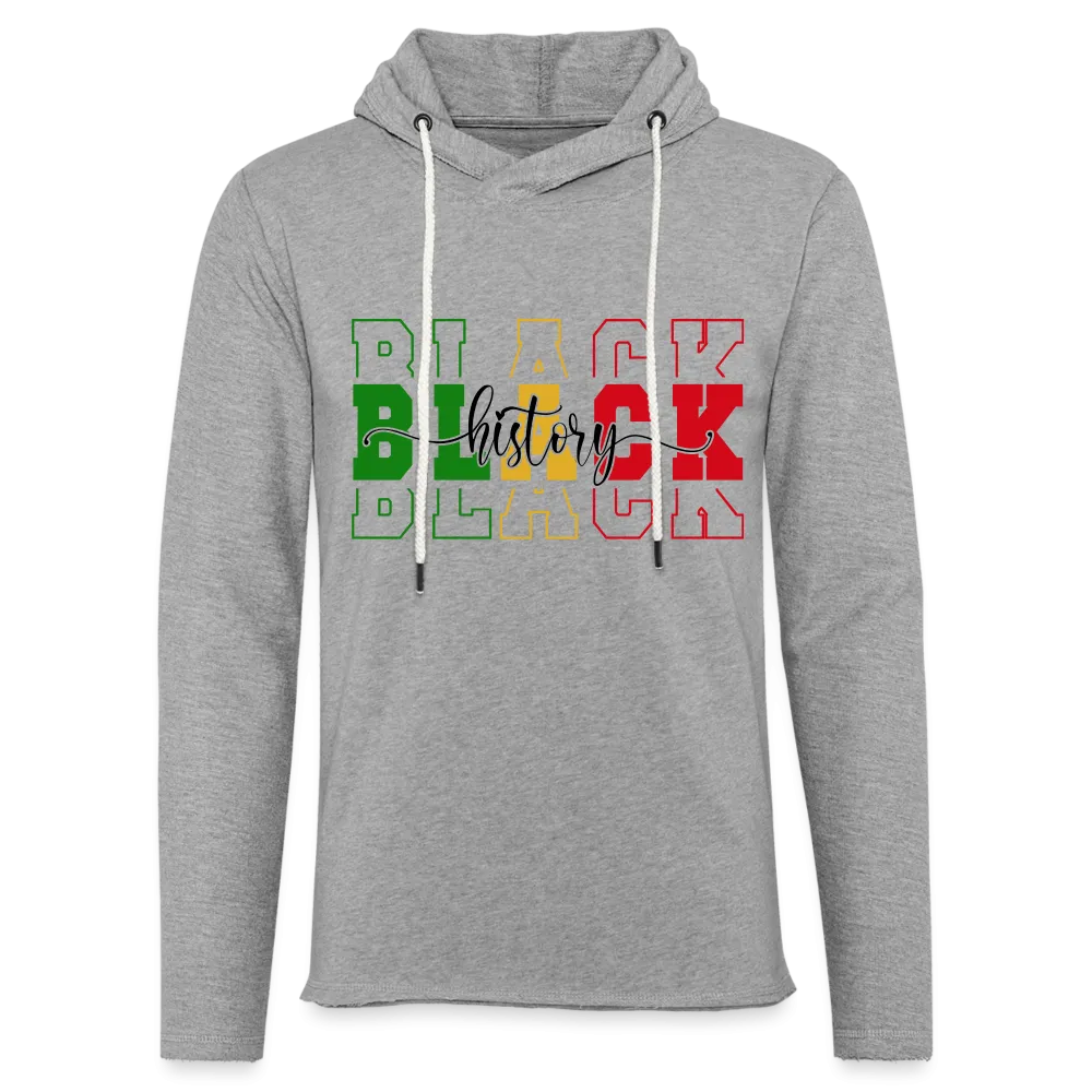 Black History Lightweight Terry Hoodie