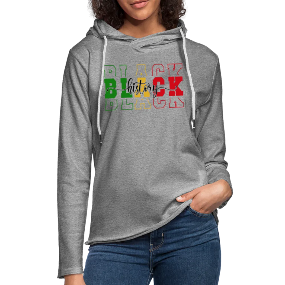 Black History Lightweight Terry Hoodie