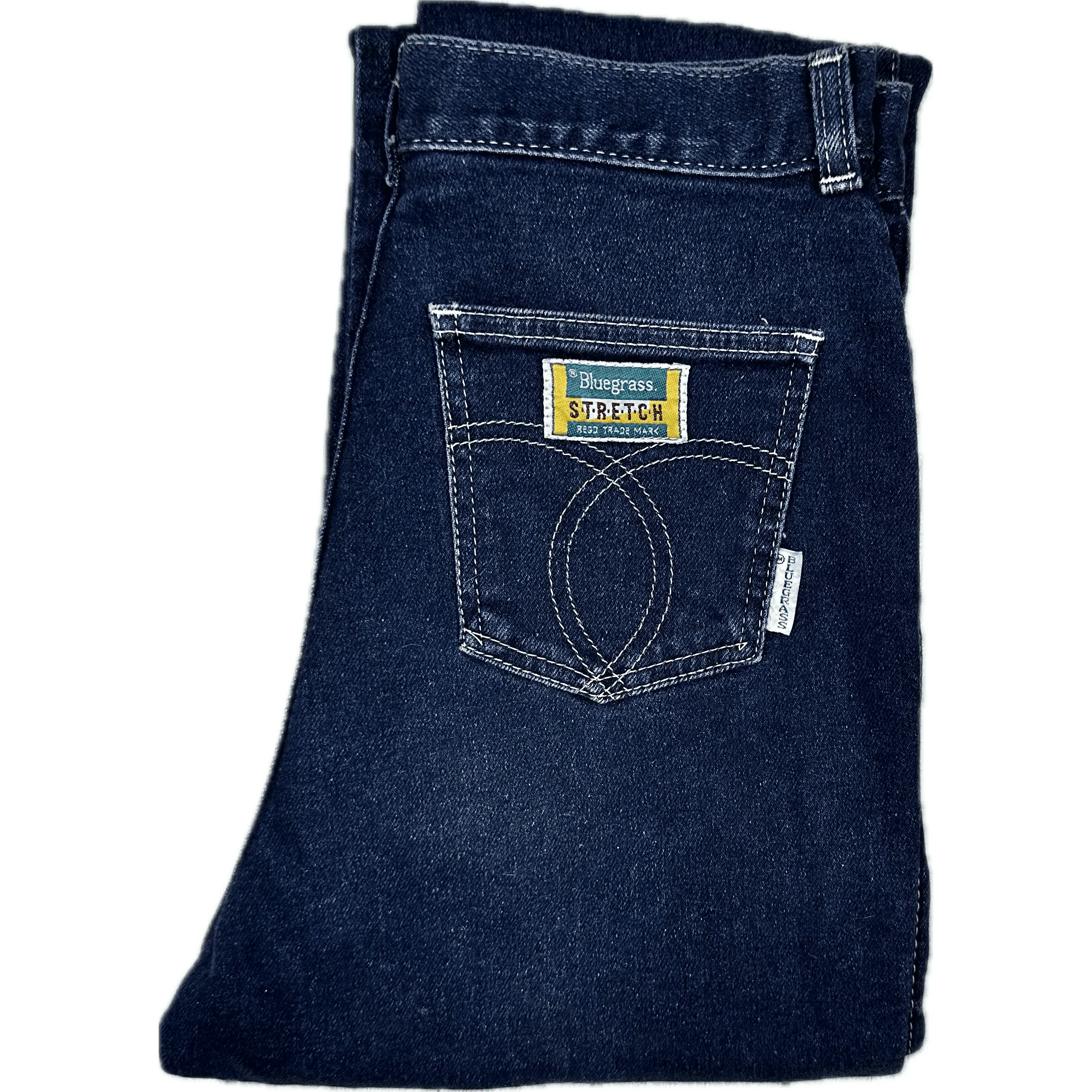 Bluegrass 1980's High Waisted Slim Australian Ladies Jeans - Suit Size 11