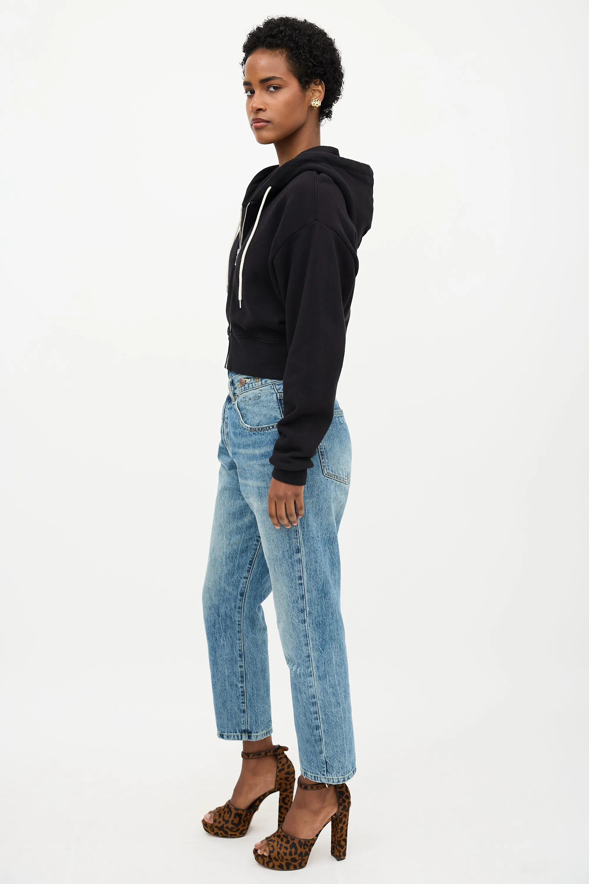 Boca Cropped Hoodie