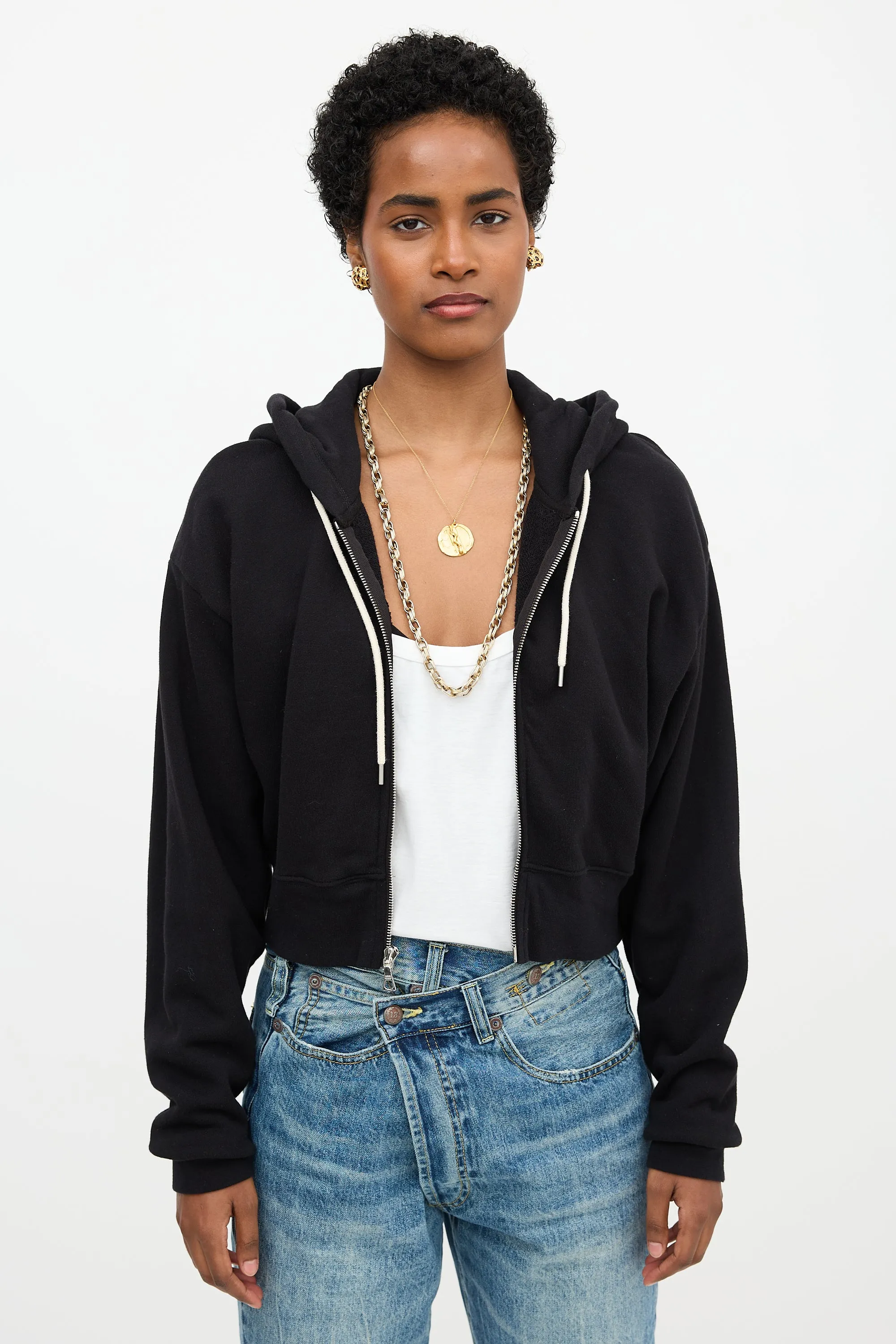 Boca Cropped Hoodie
