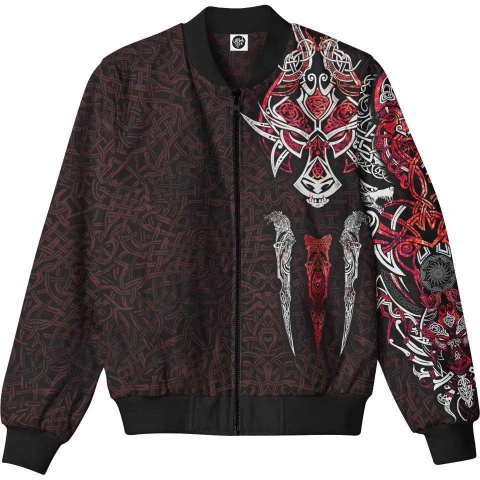 Fenrir Bomber Jacket - Crimson Edition