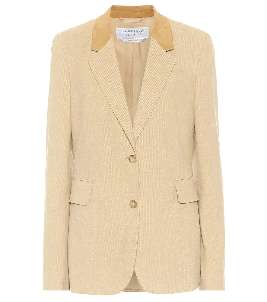 Gabriela Hearst Sophie cotton blazer