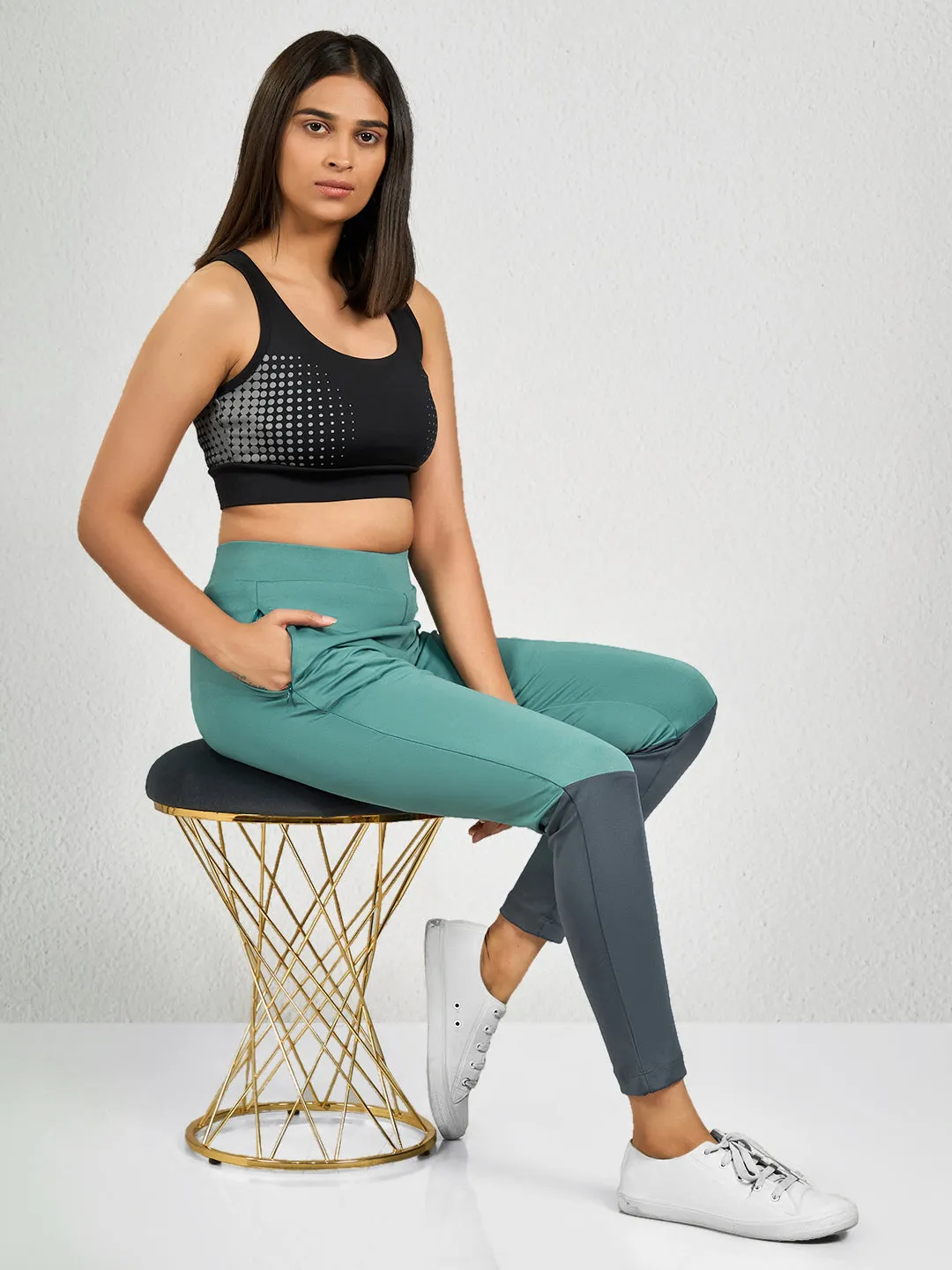 Green & Grey SG Yoga Pants