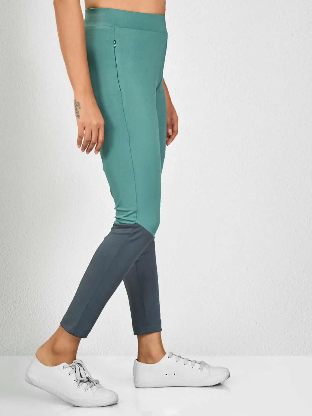 Green & Grey SG Yoga Pants