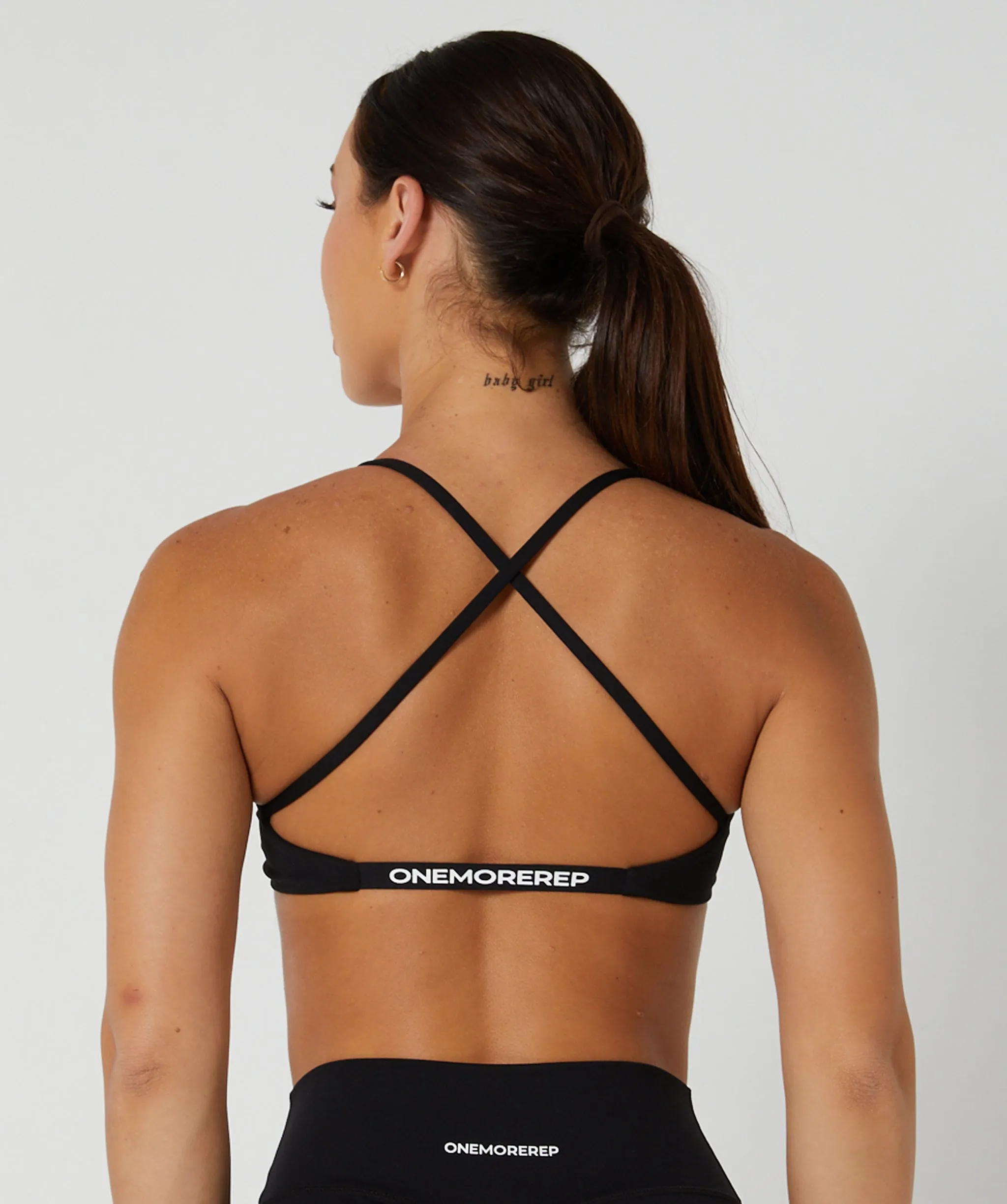 Infinity Bralette Black by OneMoreRep