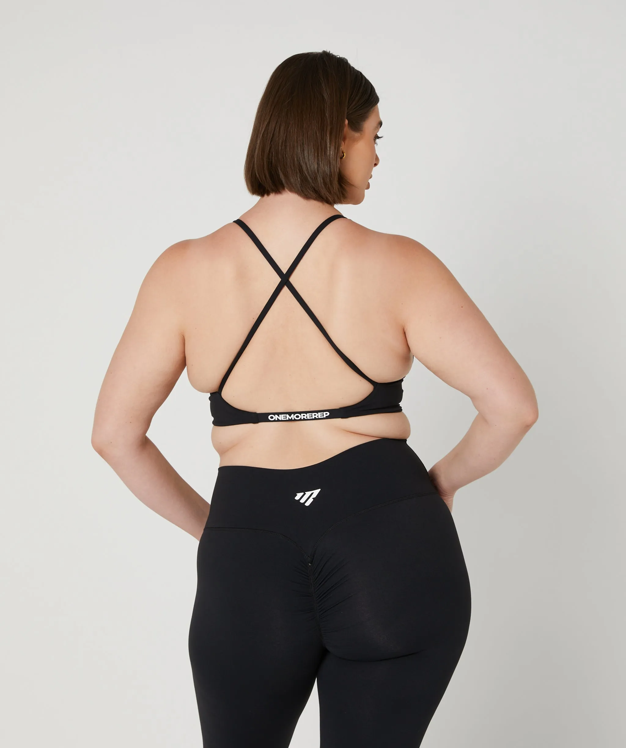 Infinity Bralette Black by OneMoreRep