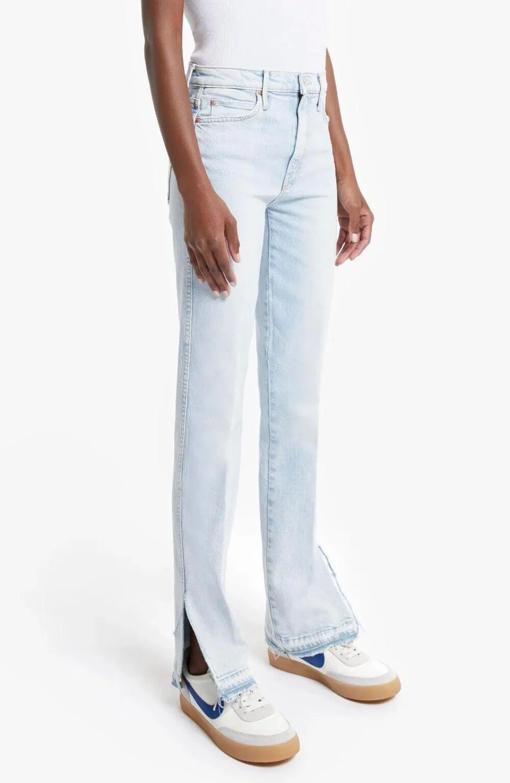 NWT -  Mother 'High Waisted Rascal' Finale Straight Jeans - Size 29