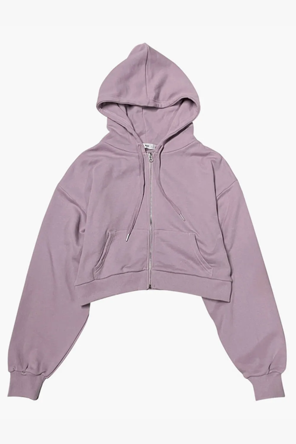 Pastel Purple Aesthetic Hoodie Cropped