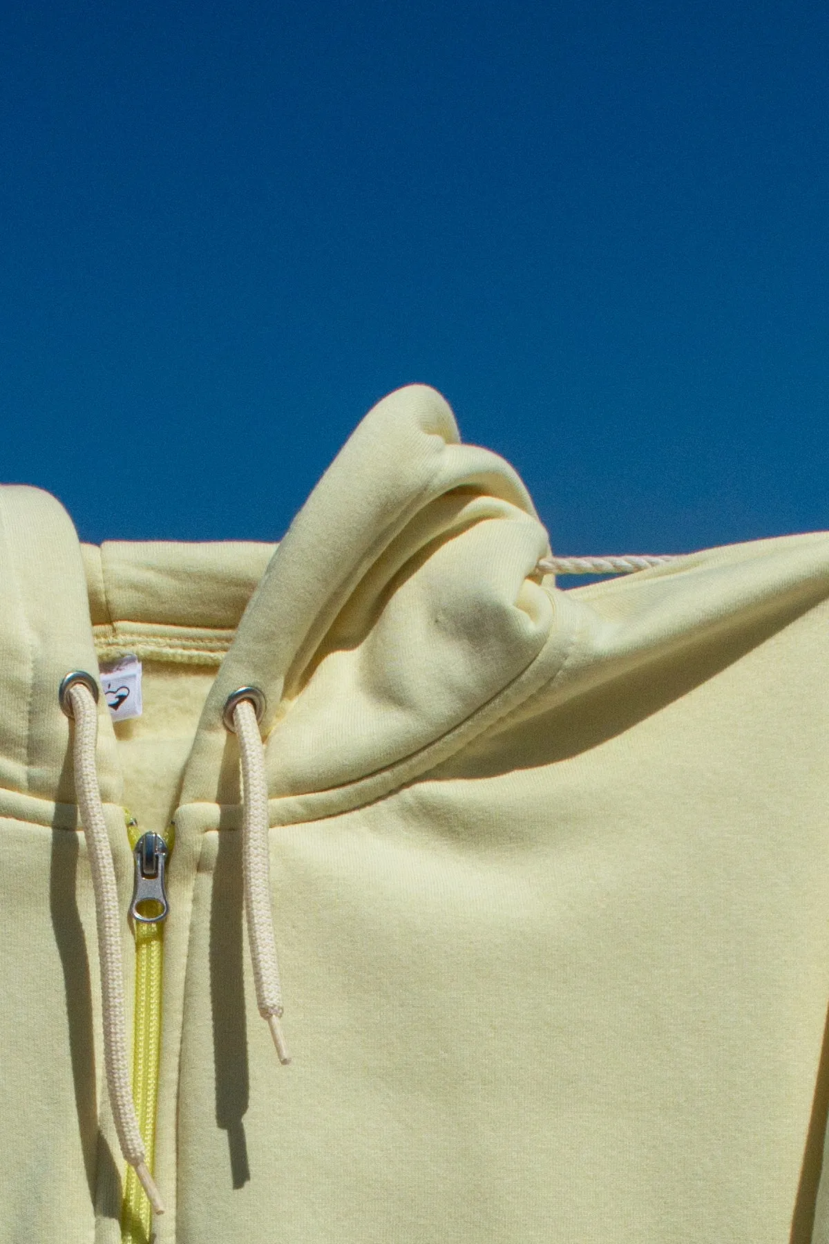 "Anatoli mou" Zaketa Hoodie in Lemon Yellow 𝗢𝗻𝗲 𝗦𝗶𝘇𝗲