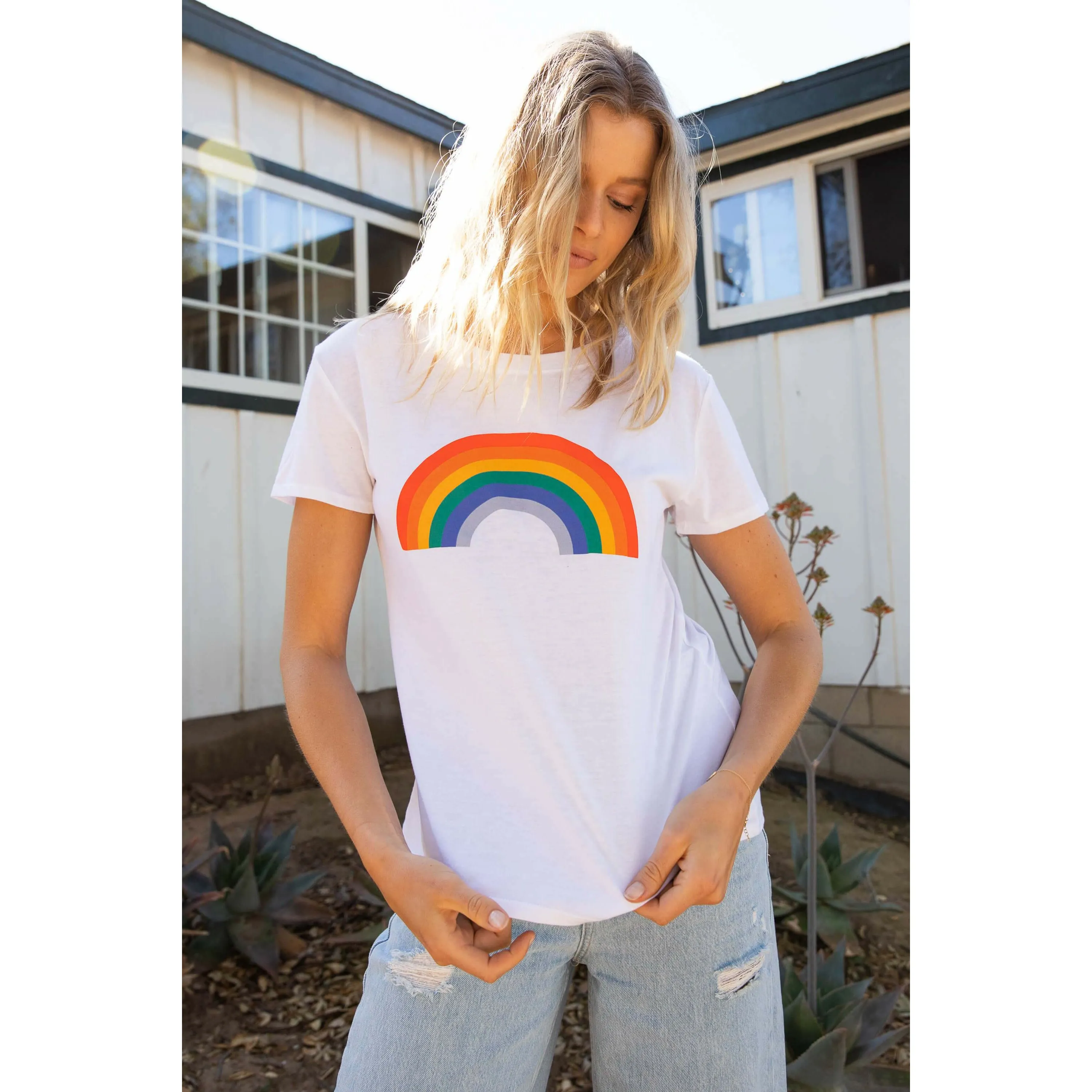 Rainbow Loose Tee