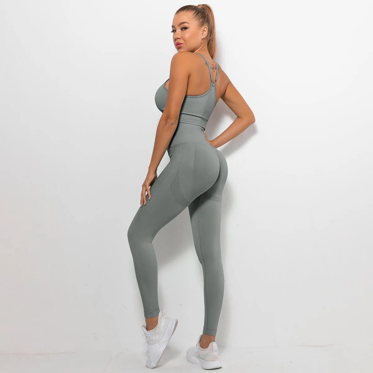 Sports Underwear Fitness Bra Tops Yoga Clothing Sets Yoga Pants
