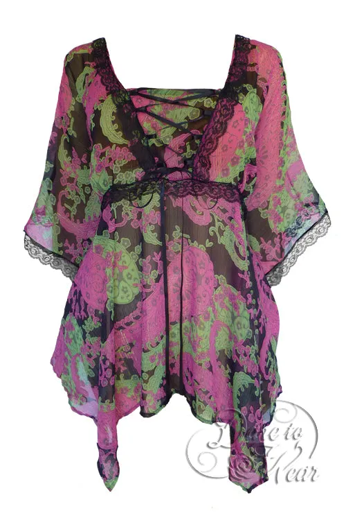 Summer Breeze Top in Night Bloom