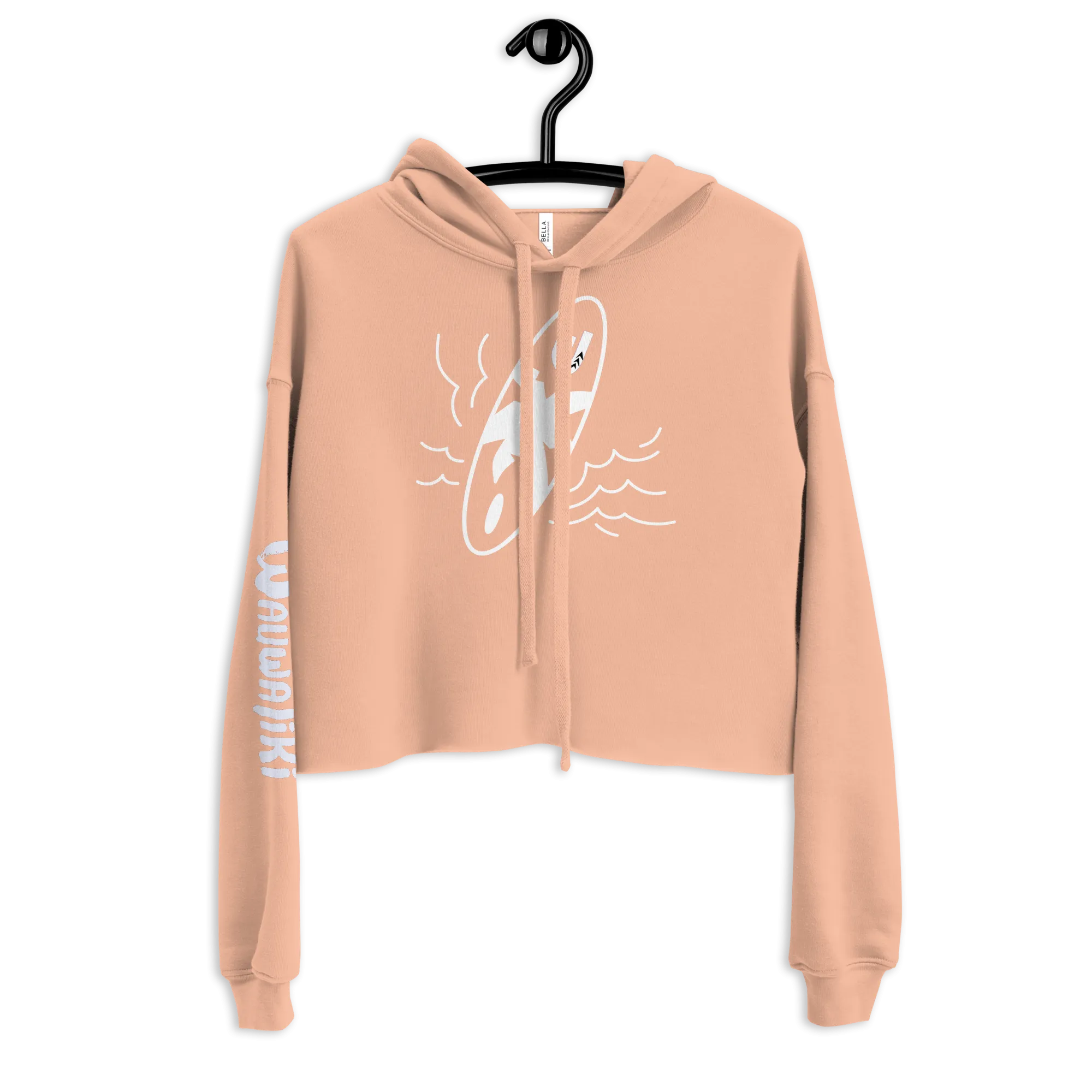 Surfer Girl Crop Hoodie