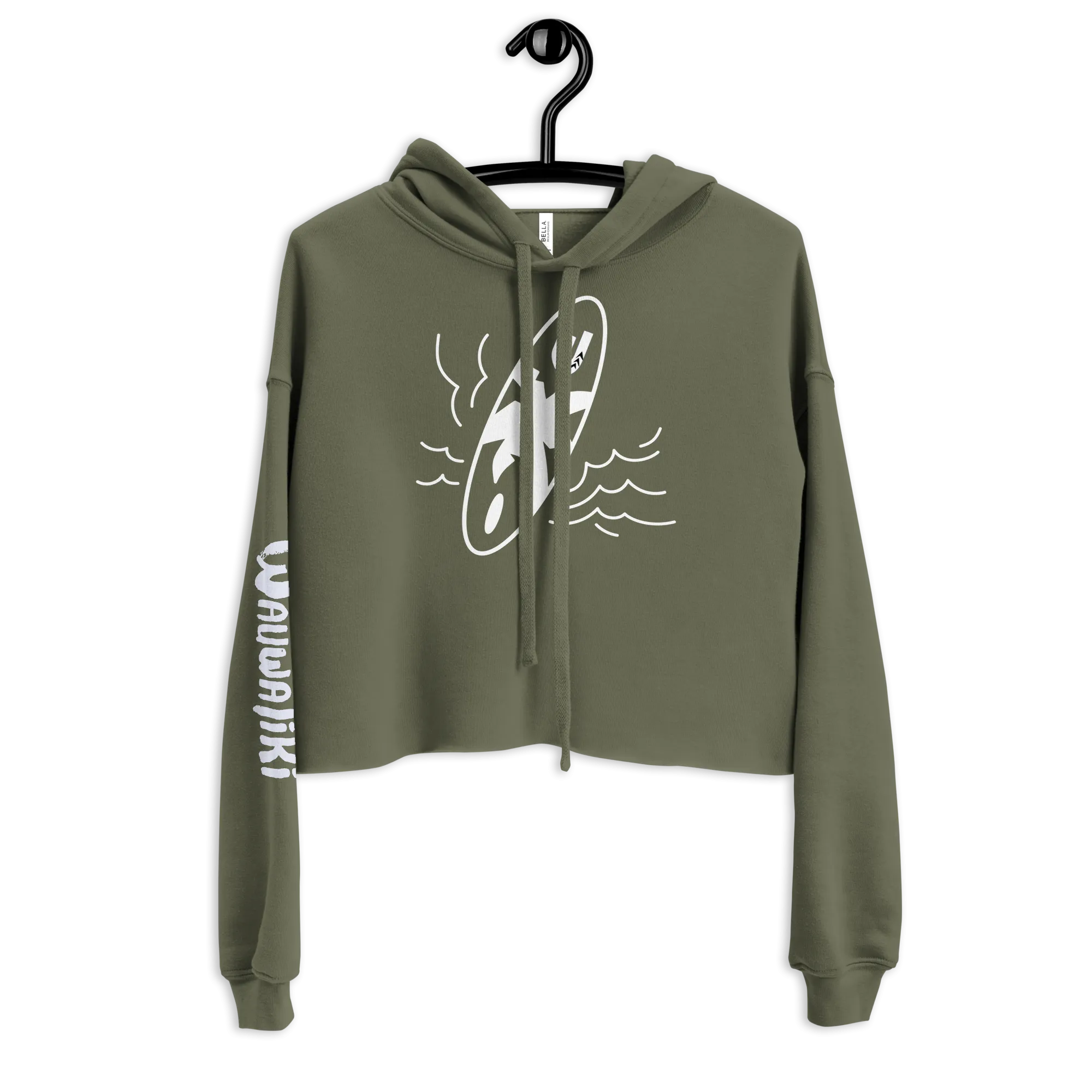 Surfer Girl Crop Hoodie