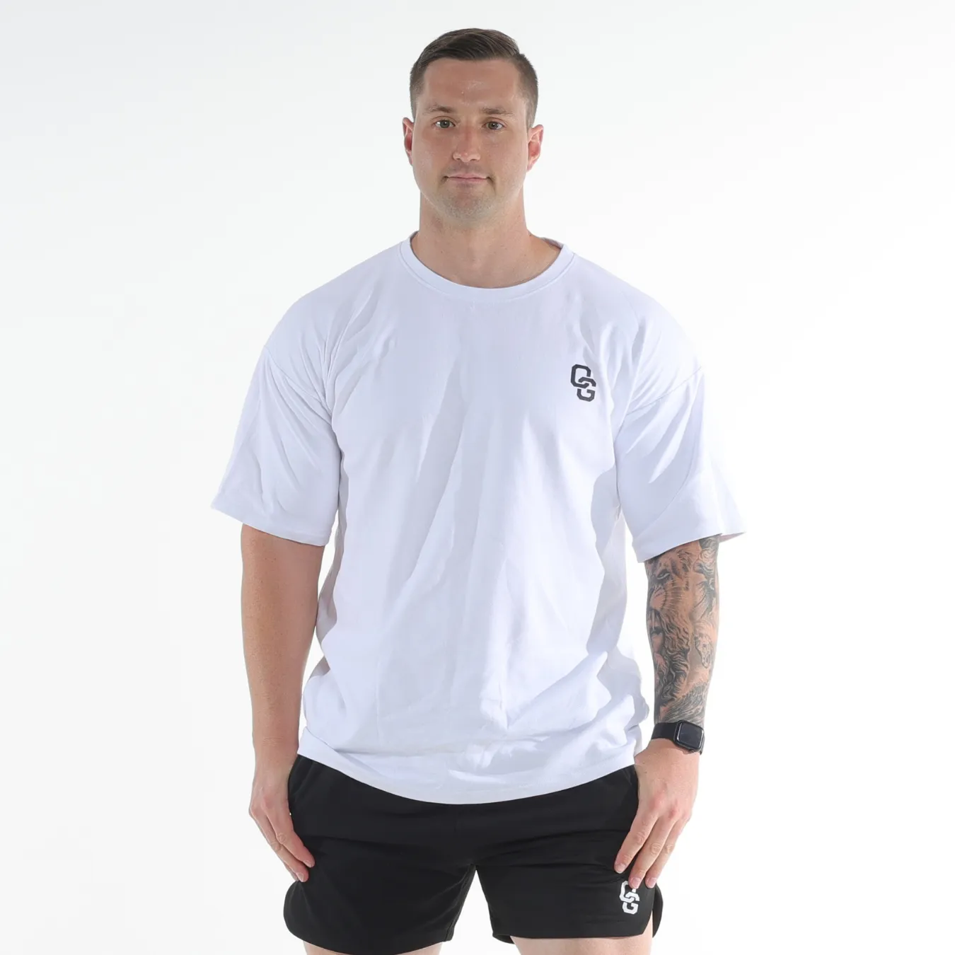 UNISEX OVERSIZED TEE - WHITE