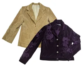 Velvet & Corduroy Blazers 32 pcs 35 lbs C1211203-21