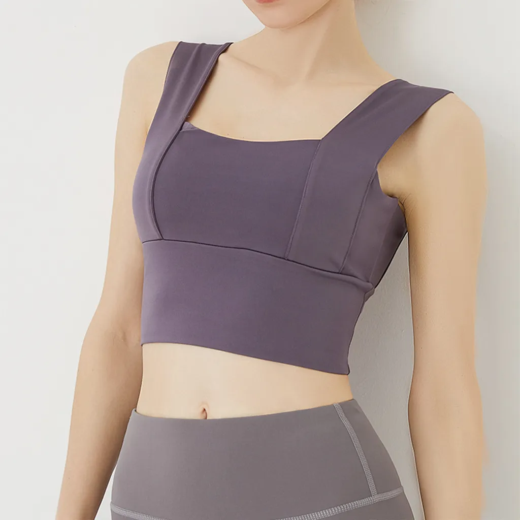 Wide Shoulder Yoga Bra