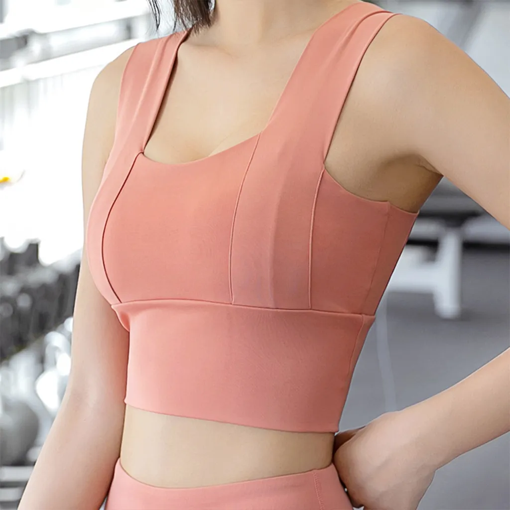 Wide Shoulder Yoga Bra