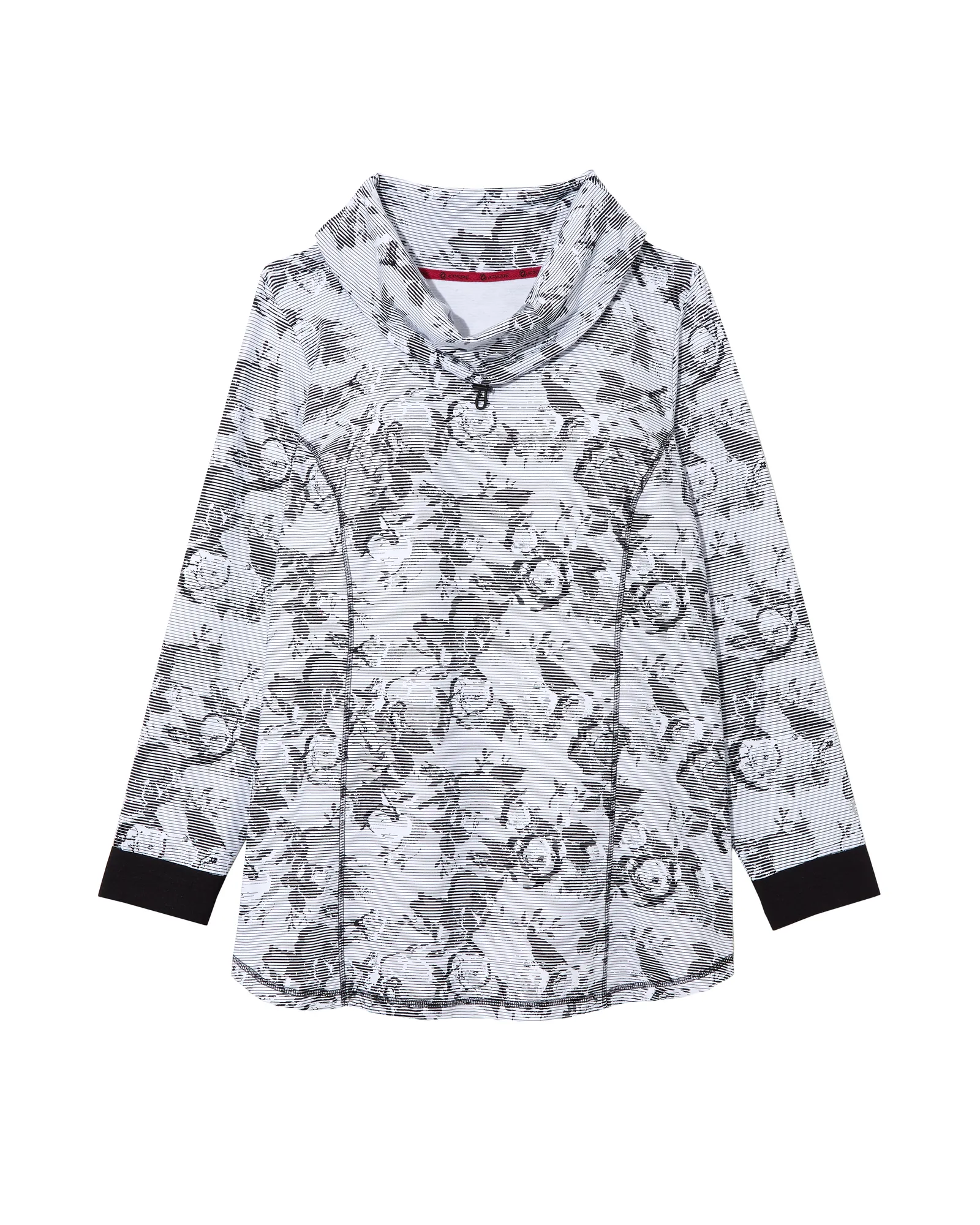 Windflower Pullover | White / Black