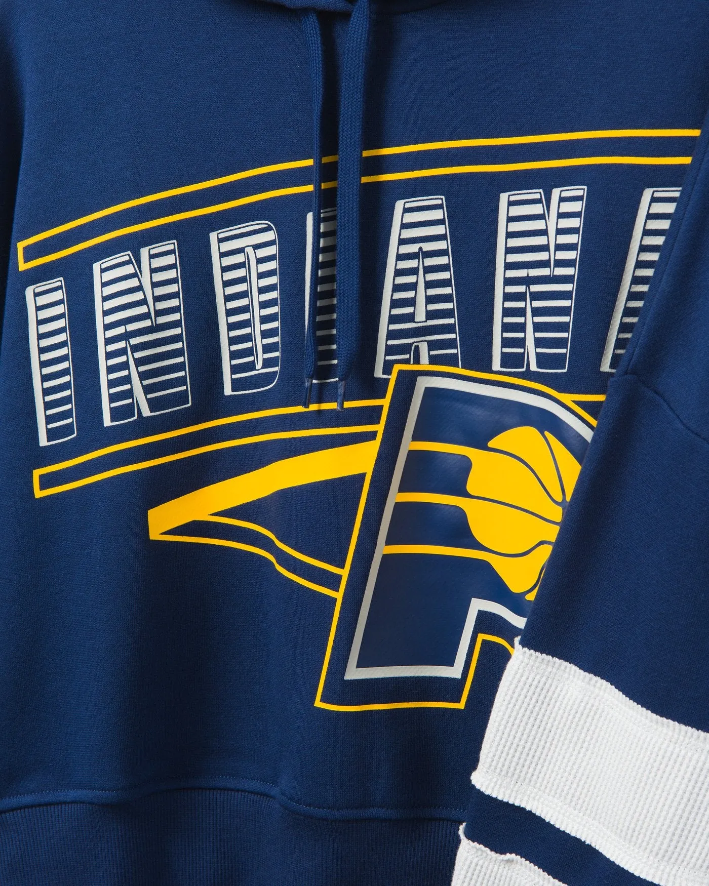 Women's Pacers Overtime Striped Fleece Hoodie
