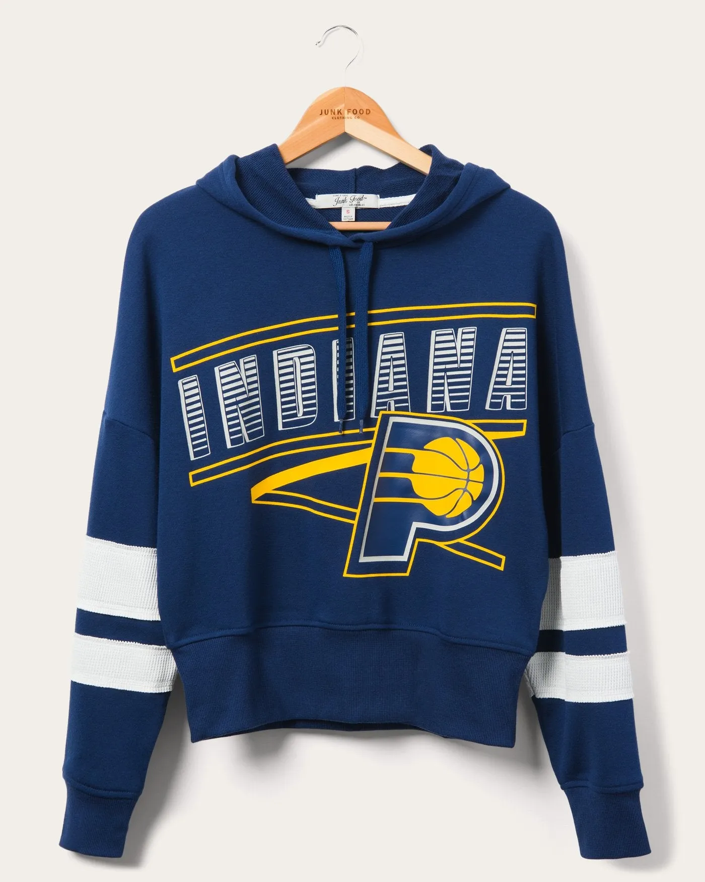 Women's Pacers Overtime Striped Fleece Hoodie